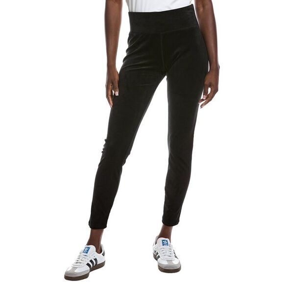Vince Camuto Womens  Velour Legging, Black - Picture 1 of 3